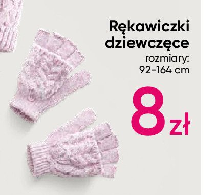 Rękawice dziewczęce promocja