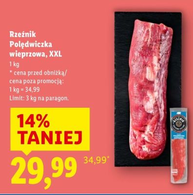 Pol臋dwiczka wieprzow promocja w Lidl