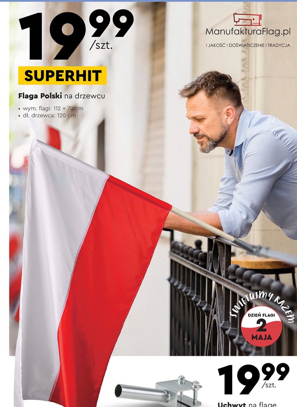 Flaga polski promocja