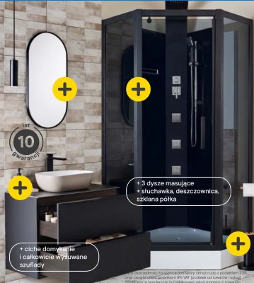 Kabina prysznicowa + montaż -12% promocja w Castorama