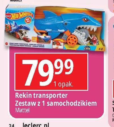 Pojazd rekin transporter gvg36 Hot wheels promocja