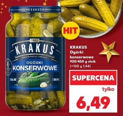 Ogórki konserwowe  promocja w Kaufland