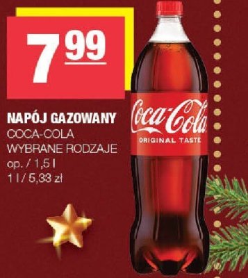 Napój gazowany Coca-Cola wybrane rodzaje promocja w SPAR