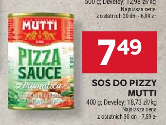 Sos do pizzy aromatica z bazylią i oregano Mutti promocja