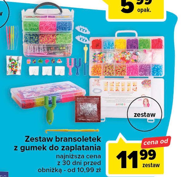 Zestaw do robienia bransoletek z gumek promocja