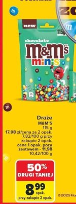 Drażė M&M'S 115 g promocja w Carrefour