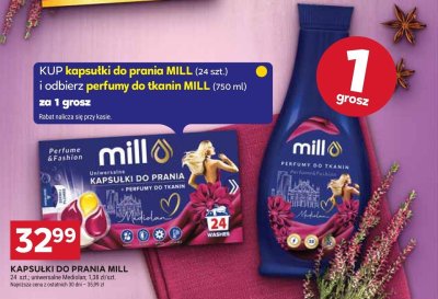 Kapsułki do prania Mill uniwersalne Mediolan promocja w Stokrotka