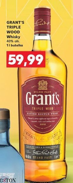 Whisky Grant's triple wood promocja w Kaufland