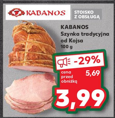 Szynka tradycyjna od kojsa Kabanos promocja