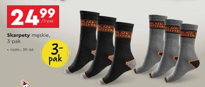 Skarpety męskie 3-pak promocja w Biedronka
