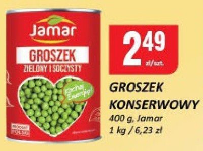Groszek konserwowy Jamar promocja w Chorten