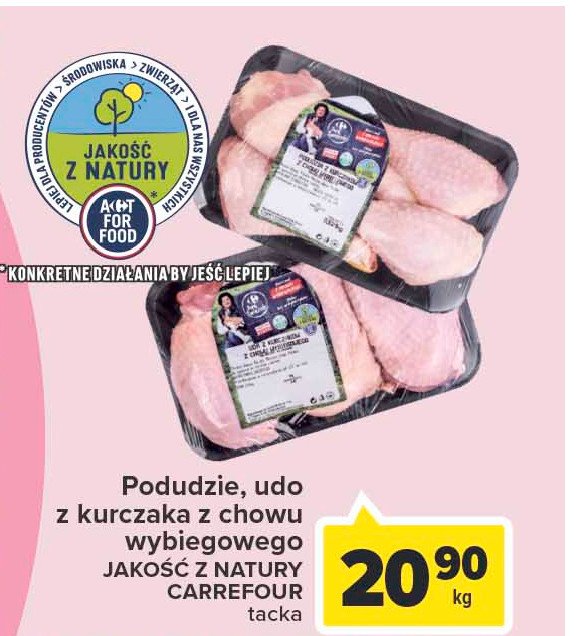 Podudzie z kurczaka Carrefour targ świeżości promocja
