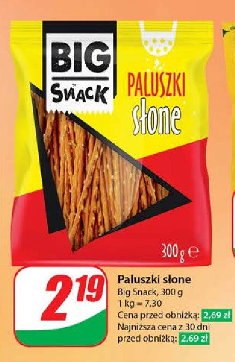 Paluszki solone Big snack promocja