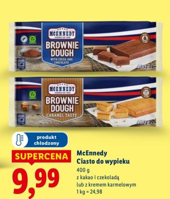 Ciasto do wypieku McEnnedy z kakao i czekoladą promocja w Lidl