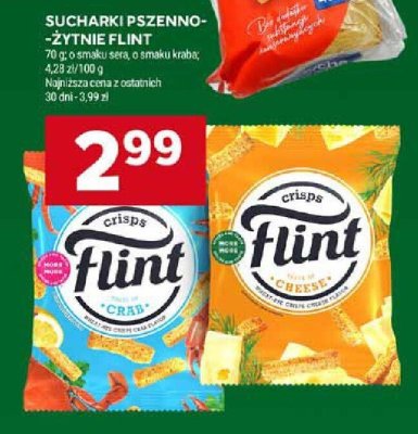 Crisps Flint różne rodzaje promocja w Stokrotka