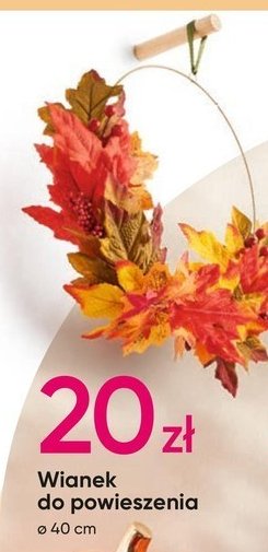 Wianek dekorowany 40 cm promocja