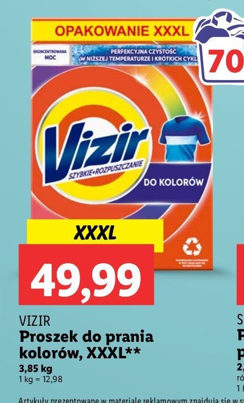 Proszek do prania color Vizir promocja