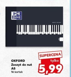 Zeszyt do nut a5 16 kartek OXFORD SCHOOL promocja