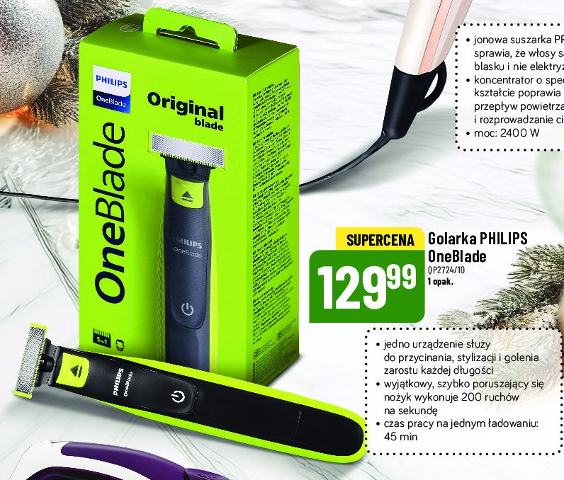 Golarka qp2724/10 Philips oneblade promocja w POLOmarket