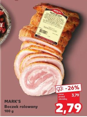 Boczek rolowany promocja w Kaufland