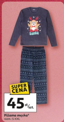 Piżama męska rozm. S-XXL promocja w Auchan