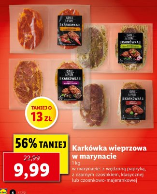 Karkówka wieprzowa w marynacie klasyczna Grill and fun promocja