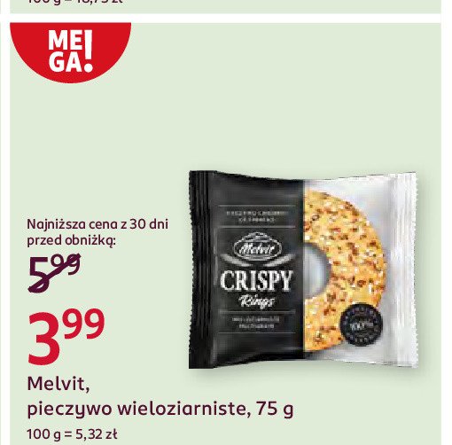 Pieczywo chrupkie wieloziarniste promocja