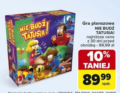 Gra planszowa NIE BUDŹ TATUSIA! promocja w Carrefour
