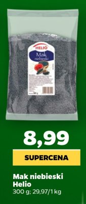 Mak niebieski Helio promocja w Netto