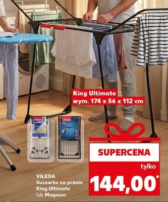 Suszarka na pranie King Ultimate lub Magnum wym. 174 x 56 x 112 cm promocja w Kaufland
