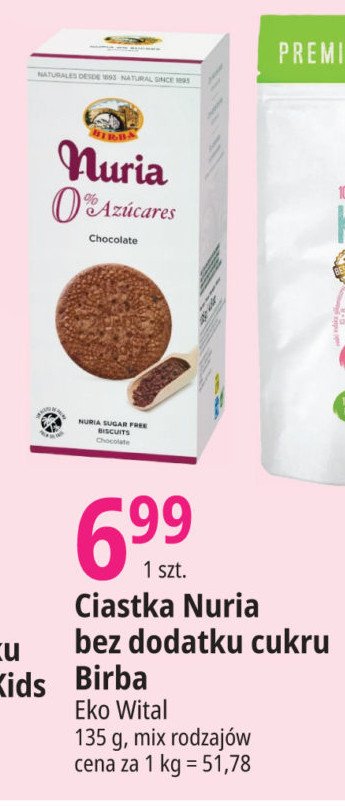 Ciastka z czekolad膮 i ziarnami kakao bez cukru promocja