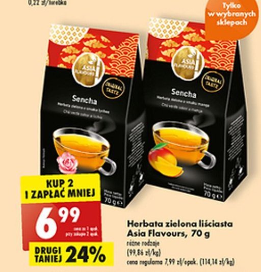 Herbata sencha r贸偶a Asia flavours promocja