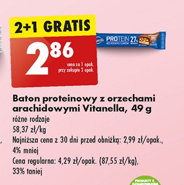 Baton proteinowy Vitanella promocja