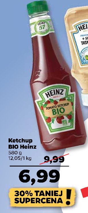 Ketchup łagodny bio Heinz promocja