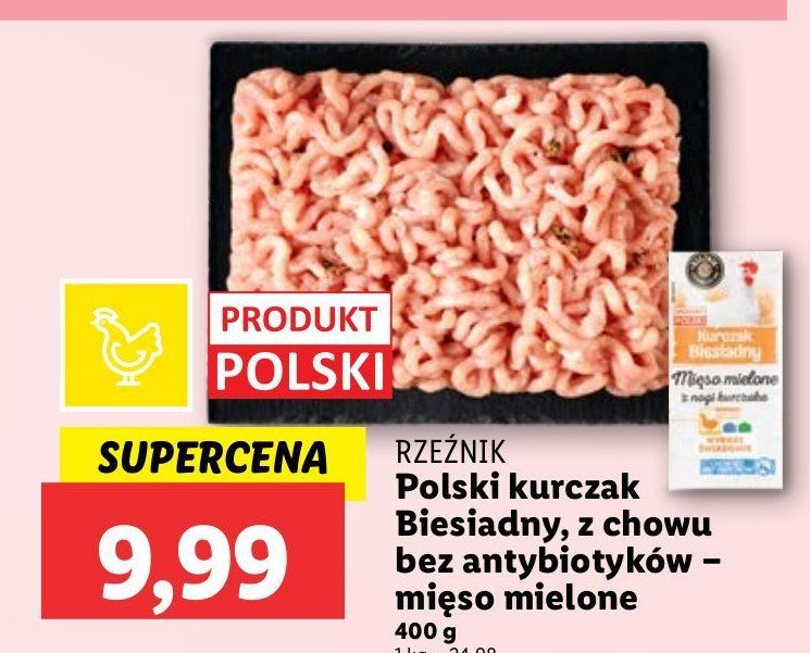 Mięso mielone z piersi kurczaka Rzeźnik codzienna dostawa fit life promocja