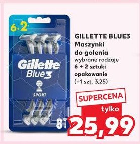 Maszynka do golenia sport Gillette blue 3 promocja