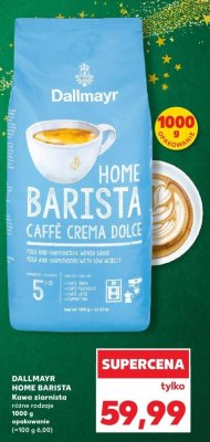 Kawa ziarnista DALLMAYR HOME BARISTA różne rodzaje 1000 g promocja w Kaufland