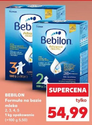 Formuła na bazie mleka 2, 3, 4, 5 Bebilon promocja w Kaufland