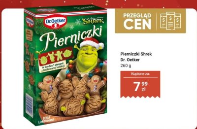 Pierniczki Shrek  promocja w Dino