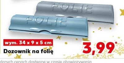 Dozownik do folii wym. 34 x 9 x 5 cm promocja w Kaufland