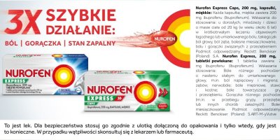 Nurofen Express kapsułki 200 mg miękkie promocja w Żabka