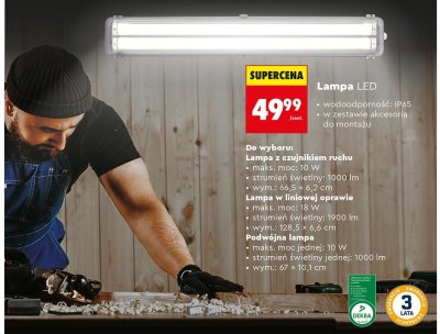 Lampa LED promocja w Biedronka
