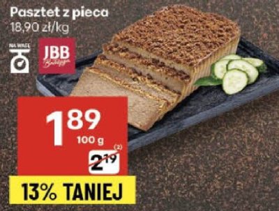 Pasztet z pieca JBB promocja w Delikatesy Centrum