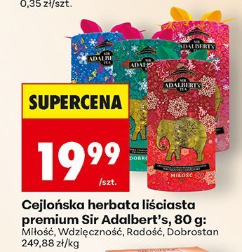 Cejlońska herbata liściasta premium Radość promocja w Biedronka