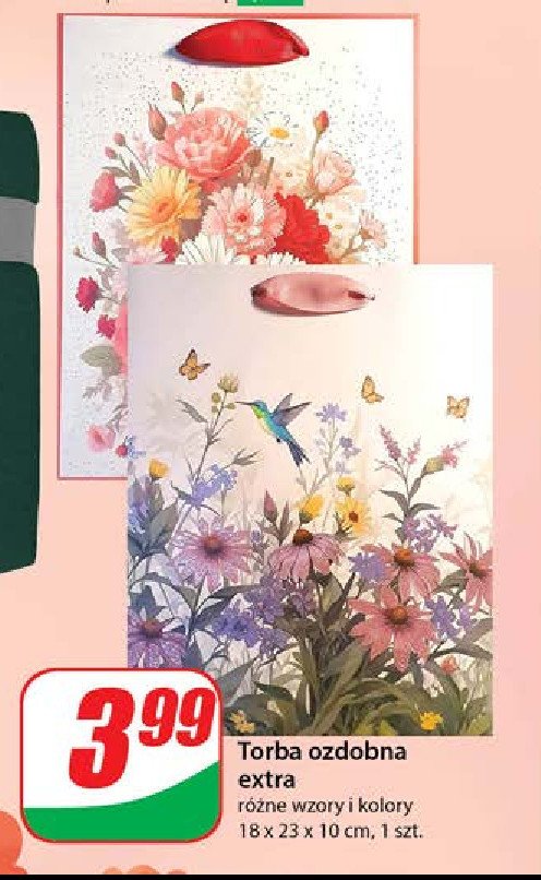 Torba ozdobna promocja w Dino