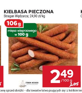 Kiełbasa pieczona Stragan wędzarza promocja