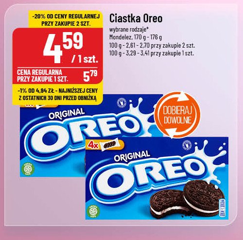 Ciastka original Oreo promocja w POLOmarket