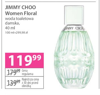 Woda toaletowa JIMMY CHOO FLORAL promocja