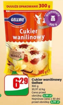 Cukier wanilinowy Gellwe promocja w Dino