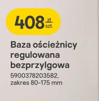 Baza ościeżnicy regulowana bezprzylgowa promocja w Castorama